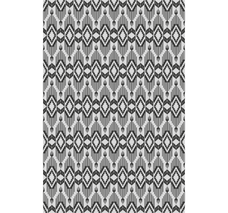 Grey geometric elements modern roller blind - TenStickers