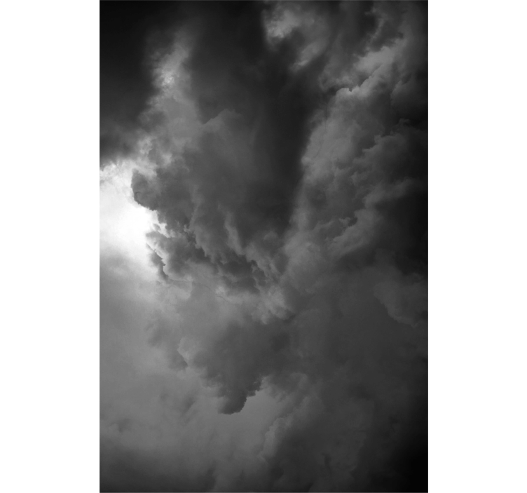 Dark sky with storm Cloud blind - TenStickers