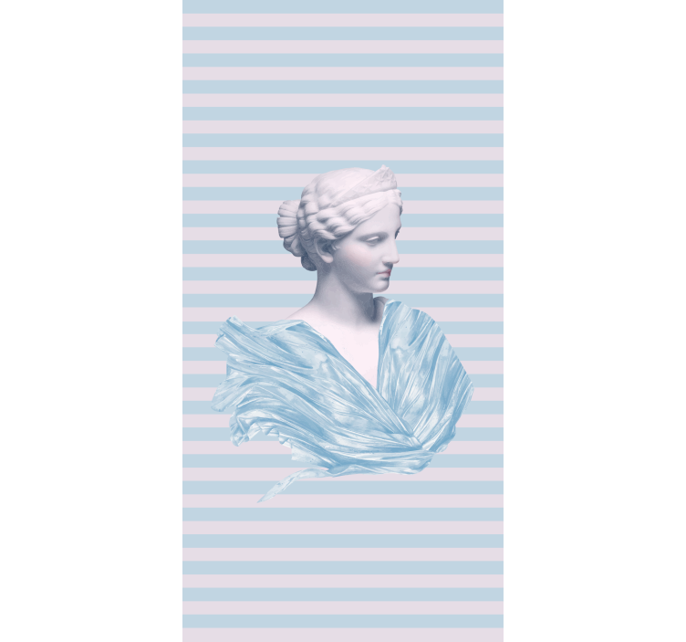 Beautiful greek goddess statue Blind painting - TenStickers