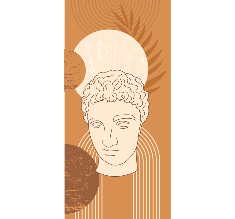 Classic Sculpture Design art roller blind - TenStickers