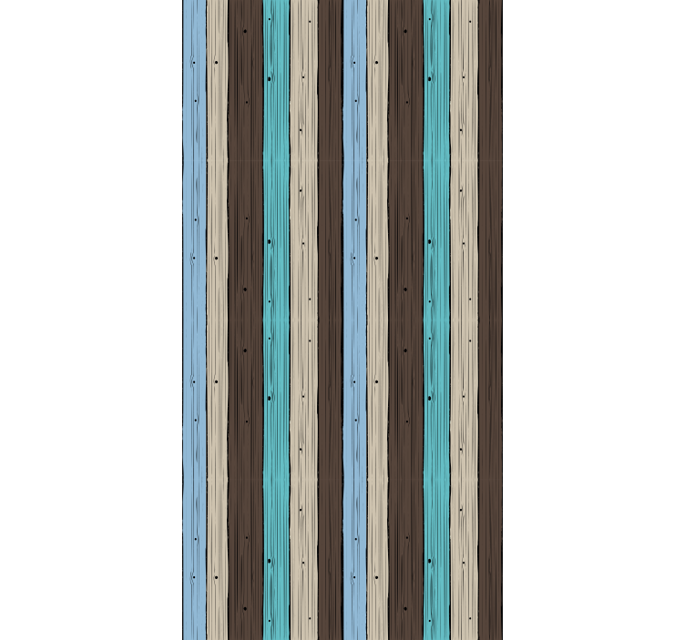 Texture and pattern roller blind wooden stripe design - TenStickers