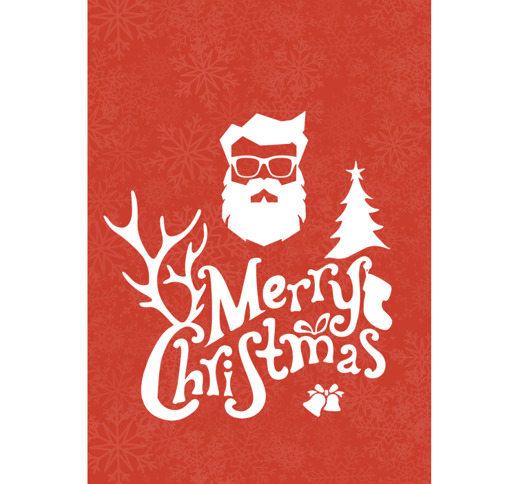 Merry hipster christmas Other blind - TenStickers