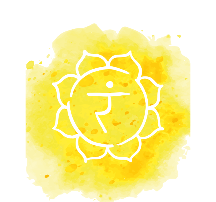 Solar Plexus Chakra Symbol Zen blind - TenStickers