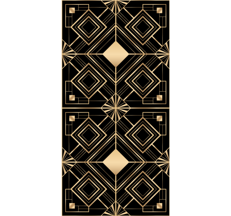 Modern art black  Elegant blind - TenStickers