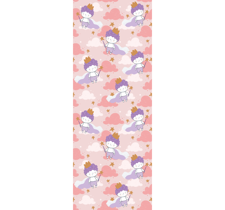 Cartoon princess pattern Vintage roller blind - TenStickers