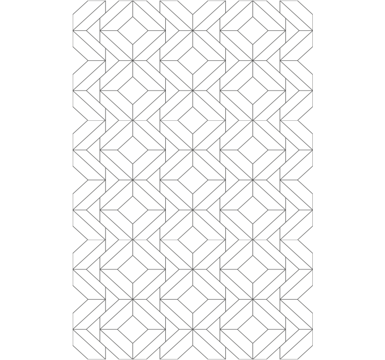 Geometric Figure Blocks modern roller blind - TenStickers