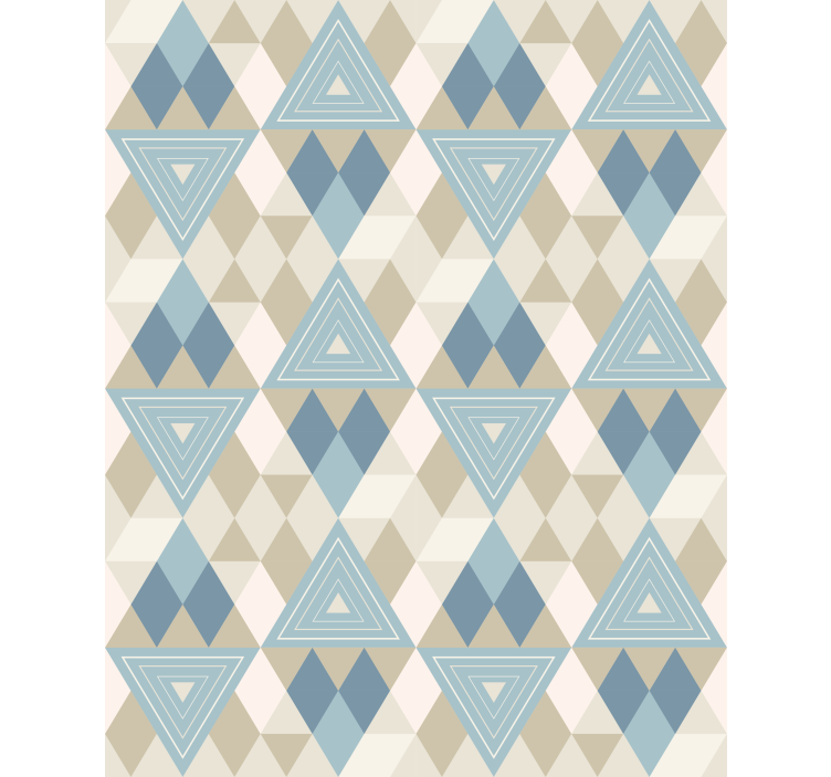 Geometric Triangles Pattern modern roller blind - TenStickers