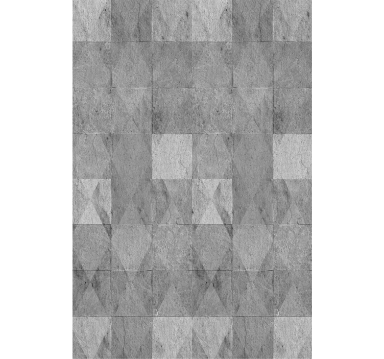 Geometric grey pattern texture and pattern roller blind - TenStickers