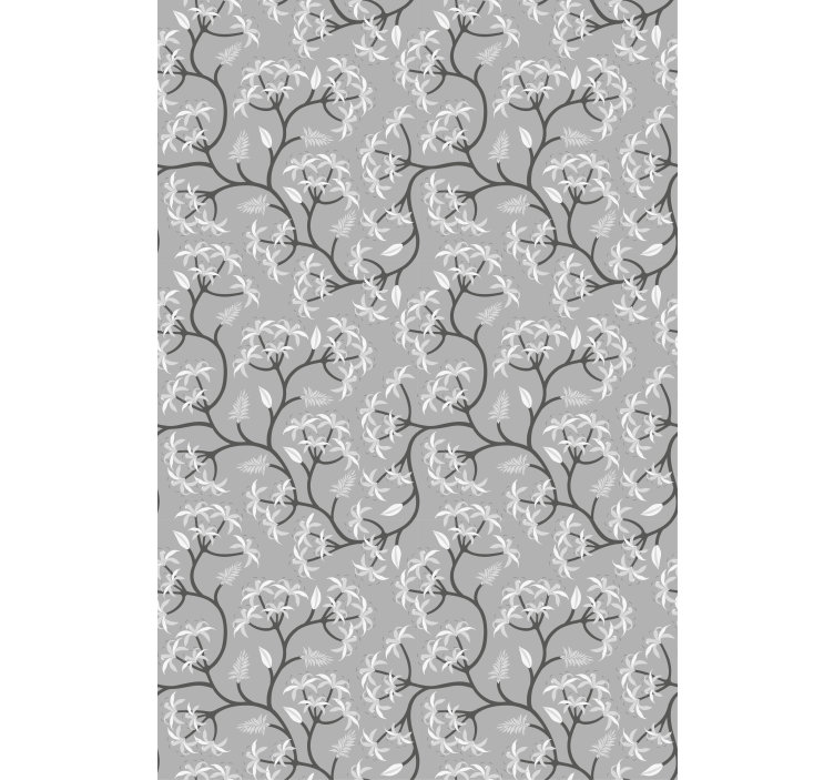 Elegant Floral Branches flowers and plants roller blind - TenStickers