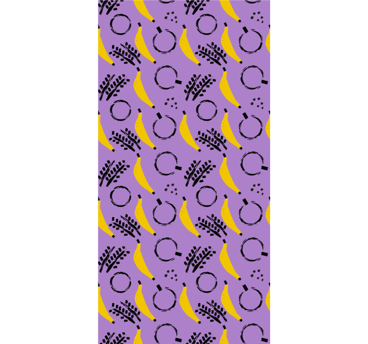 Banana Pattern Design fruit and vegetable roller blind - TenStickers