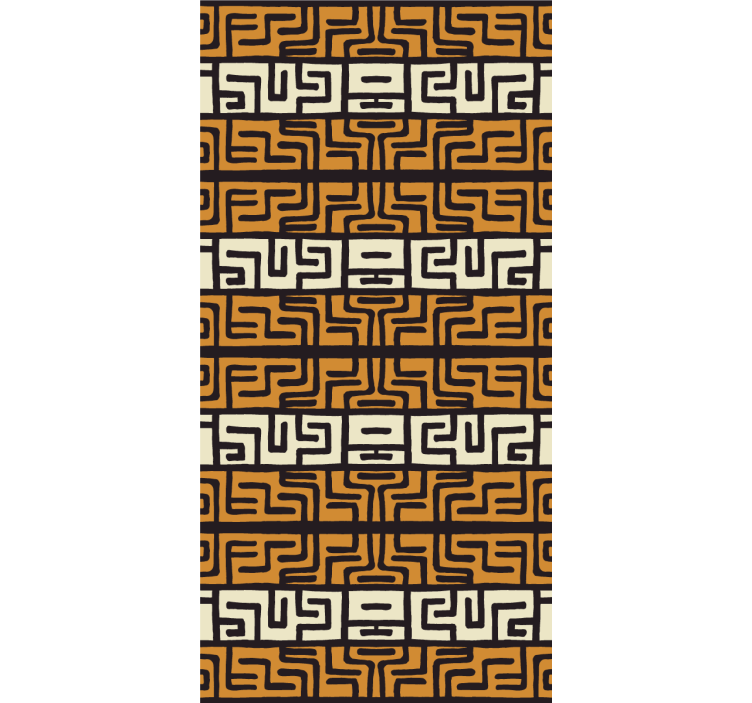 Geometric Arrangement Blend texture and pattern roller blind - TenStickers