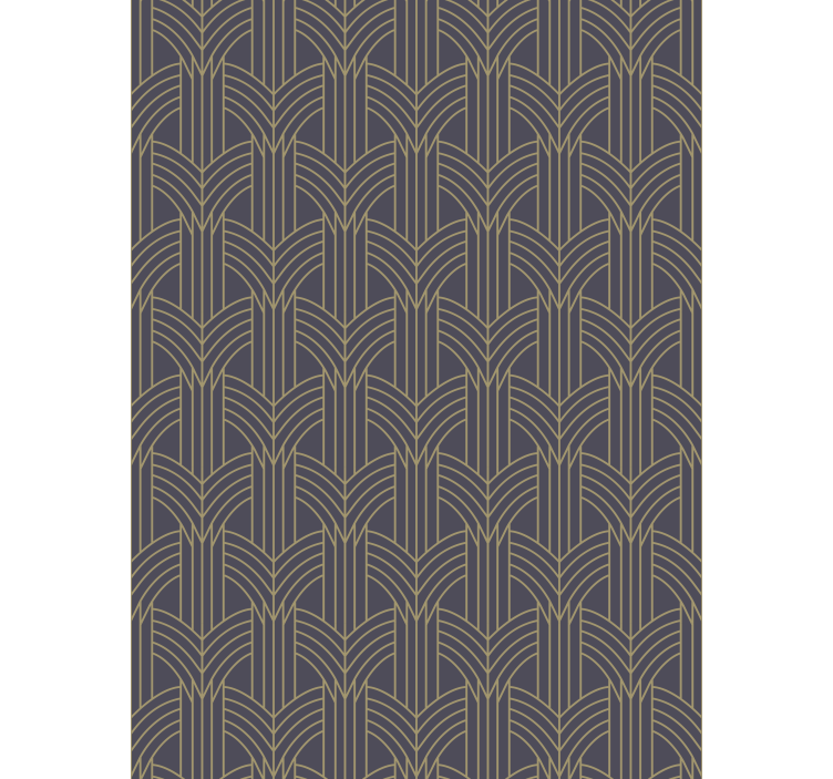 Art Deco style geo pattern Elegant blind - TenStickers