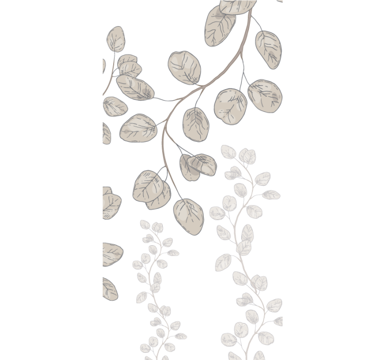 Provencal style young leaves Flower blind - TenStickers