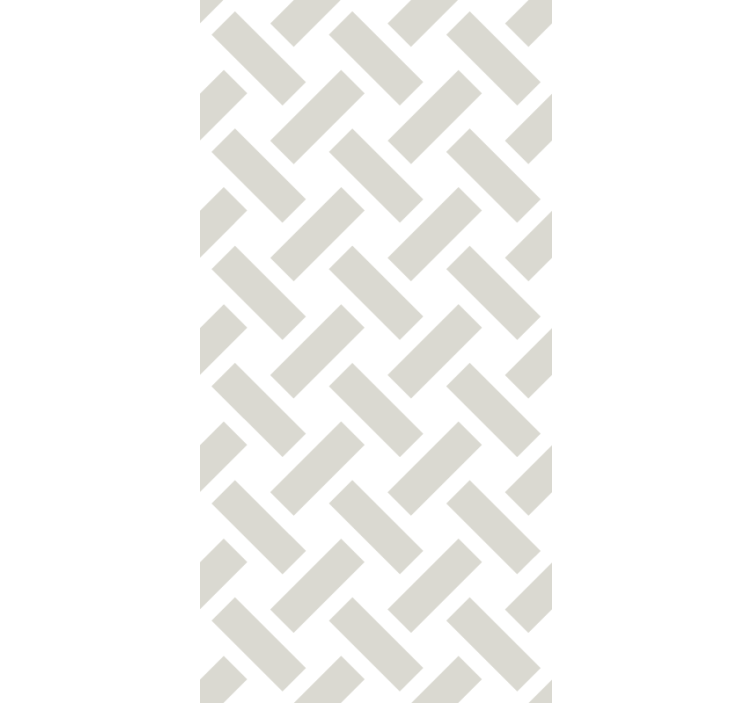 Geometric motif modern roller blind - TenStickers