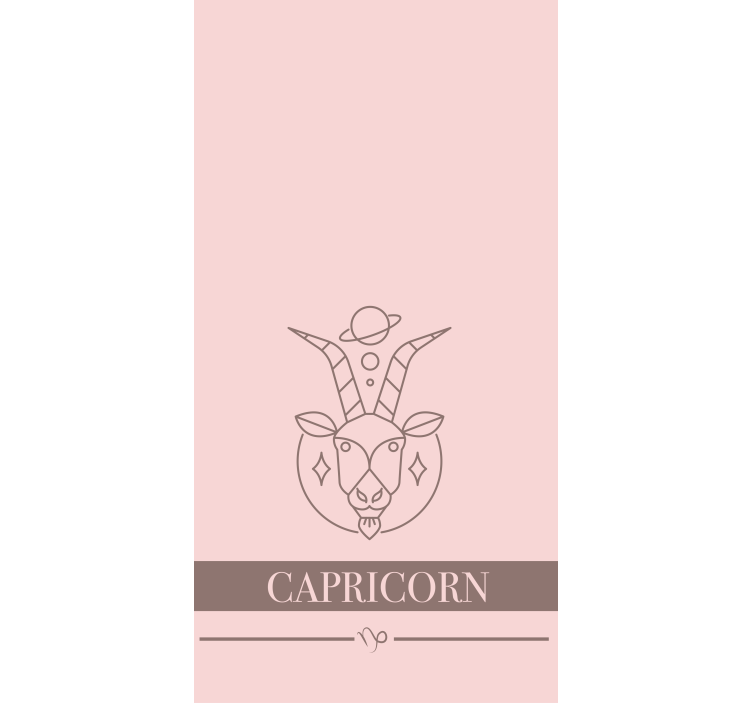 CAPRICORN ASTROLOGICAL SYMBOL customise roller blind - TenStickers