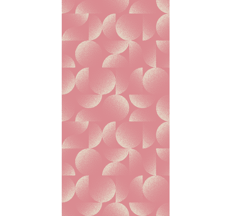 Pastel semicercles Living room blind - TenStickers