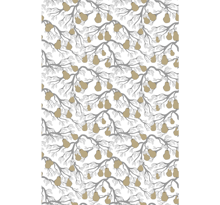 Scandinavian tree bark pattern blind - TenStickers