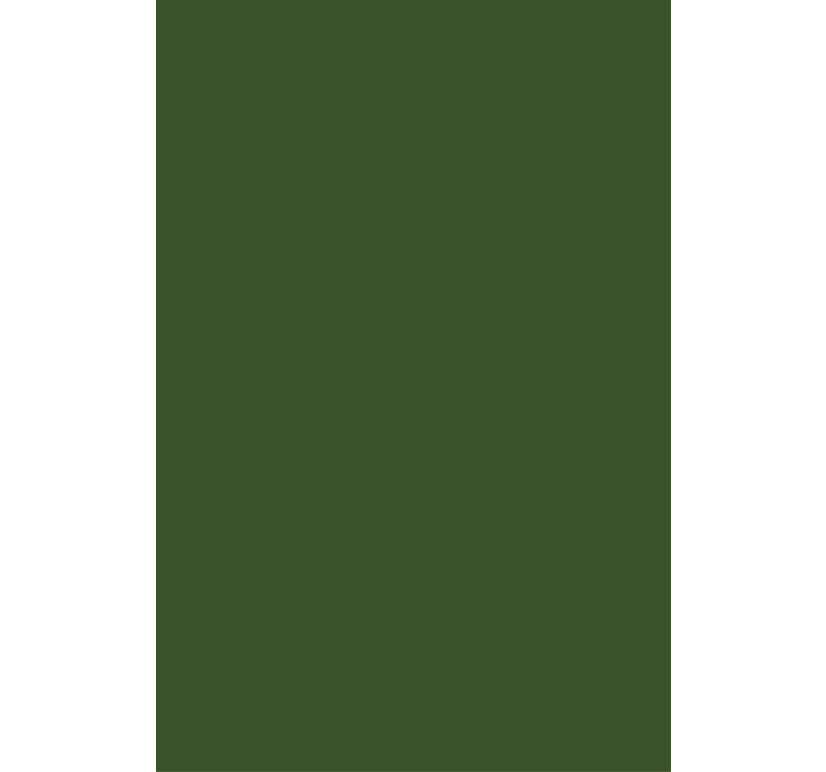 Green minimalist shade opaque roller blind - TenStickers