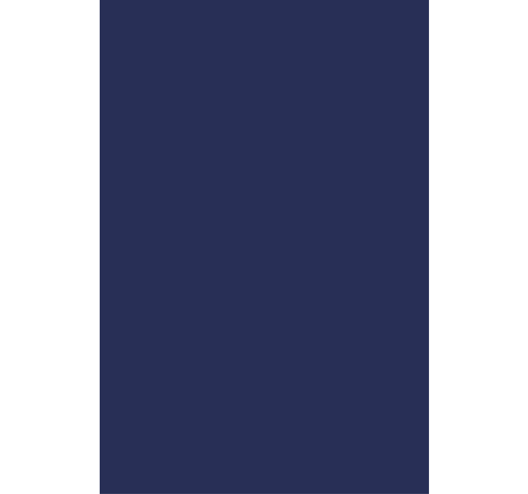 Deep blue modern Master bedroom blind - TenStickers