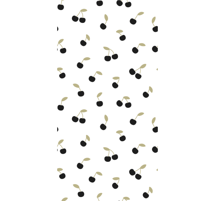 Decor black cherries Fruit and vegetable blind - TenStickers
