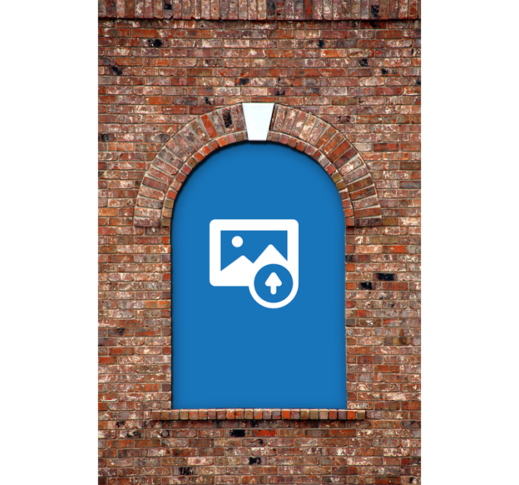 Personalizable 3D arch window shade - TenStickers