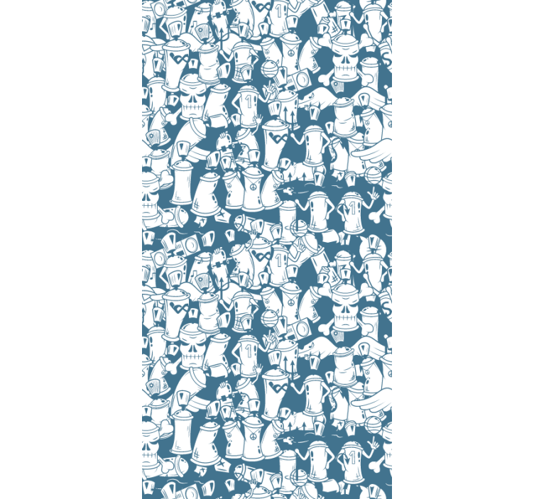 Graffiti cans Teenager blind - TenStickers