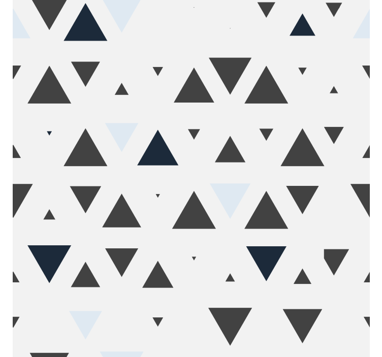 Minimalistic triangle pattern Nordic blind - TenStickers