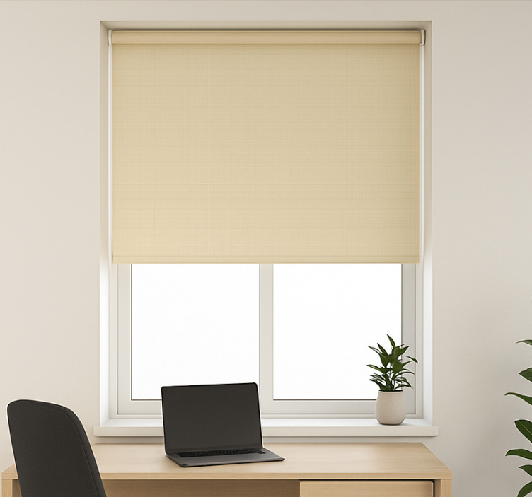 Basic office roller blind - TenStickers