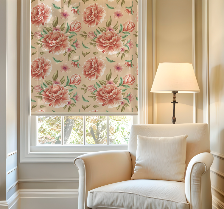 classic flowers bouquet Romantic blind - TenStickers