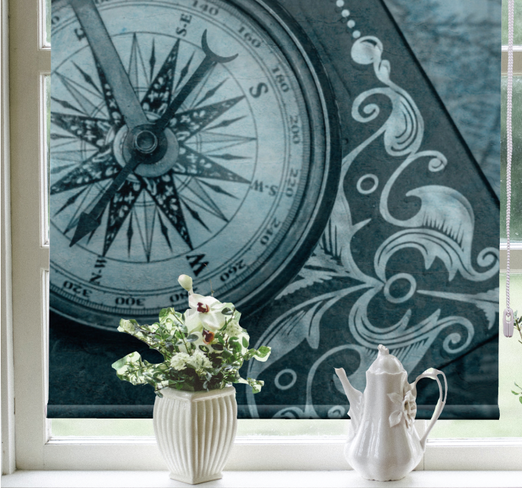 Compass Design Elements roller blind - TenStickers