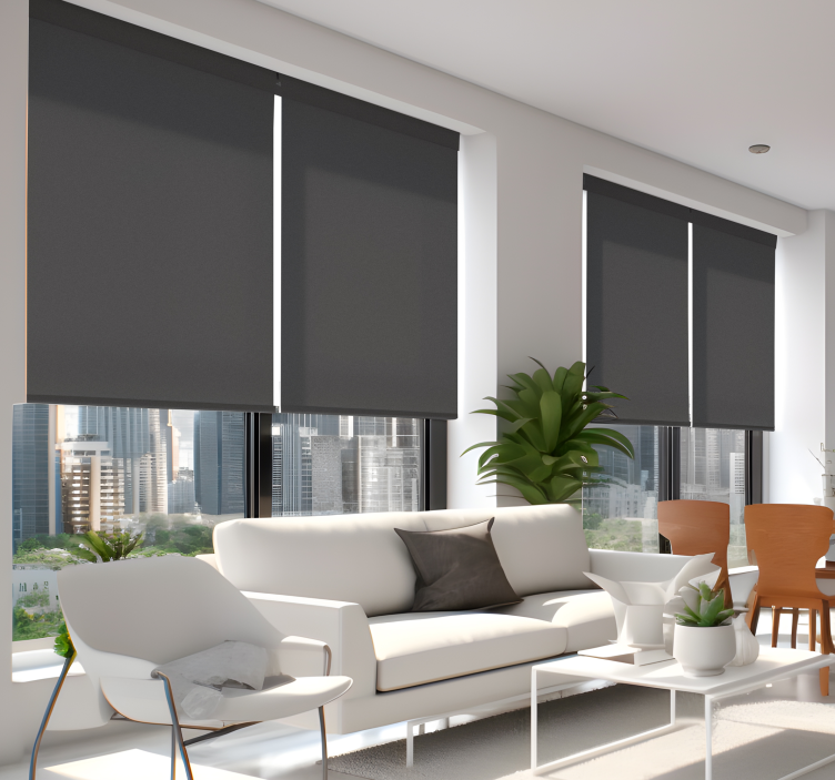 cracked pepper Grey blind - TenStickers