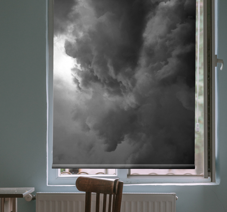 Dark sky with storm Cloud blind - TenStickers