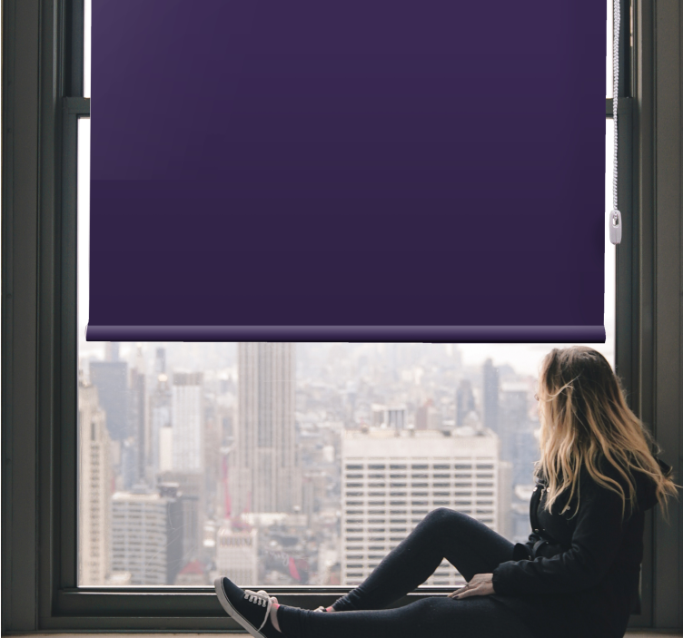 Elegant Dark Shade opaque roller blind - TenStickers