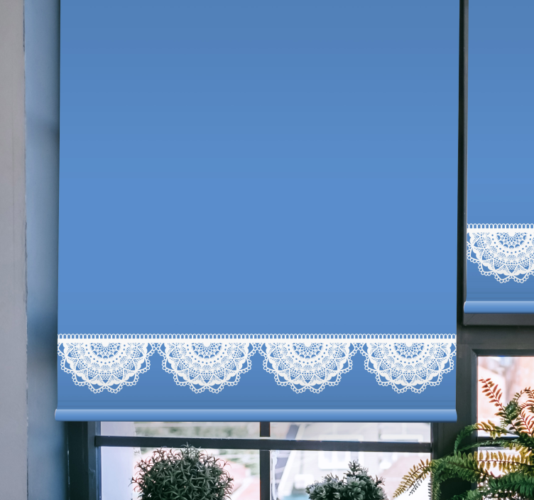 elegant lace decoration Living room blind - TenStickers