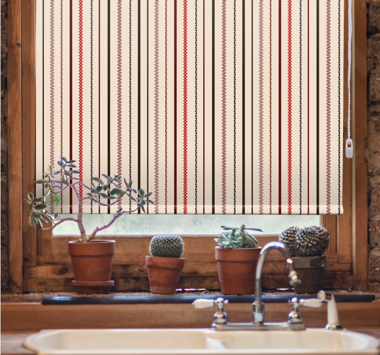 English layered look Texture and pattern blind - TenStickers