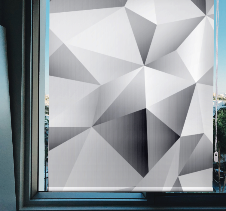Geometric Formations texture and pattern roller blind - TenStickers