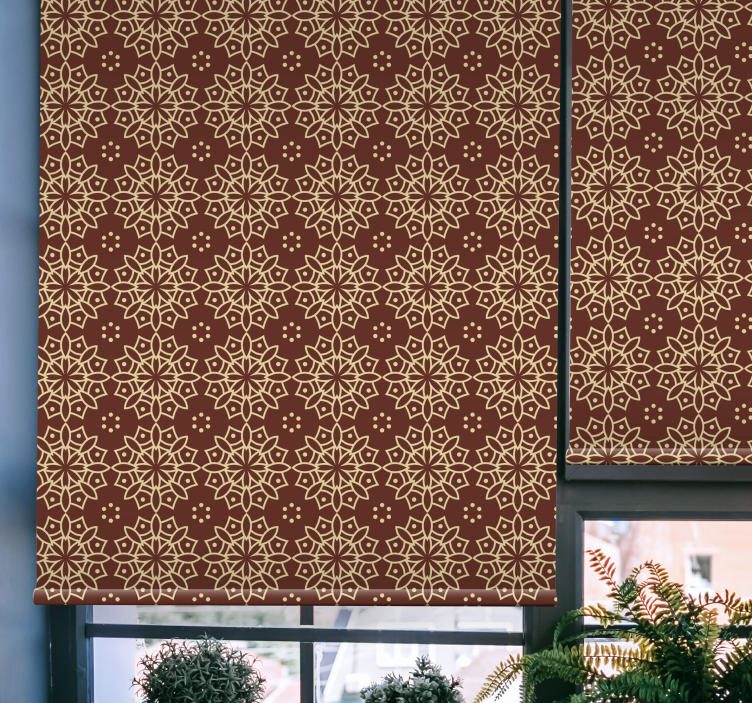 Geometric Patterned Shade texture and pattern roller blind - TenStickers