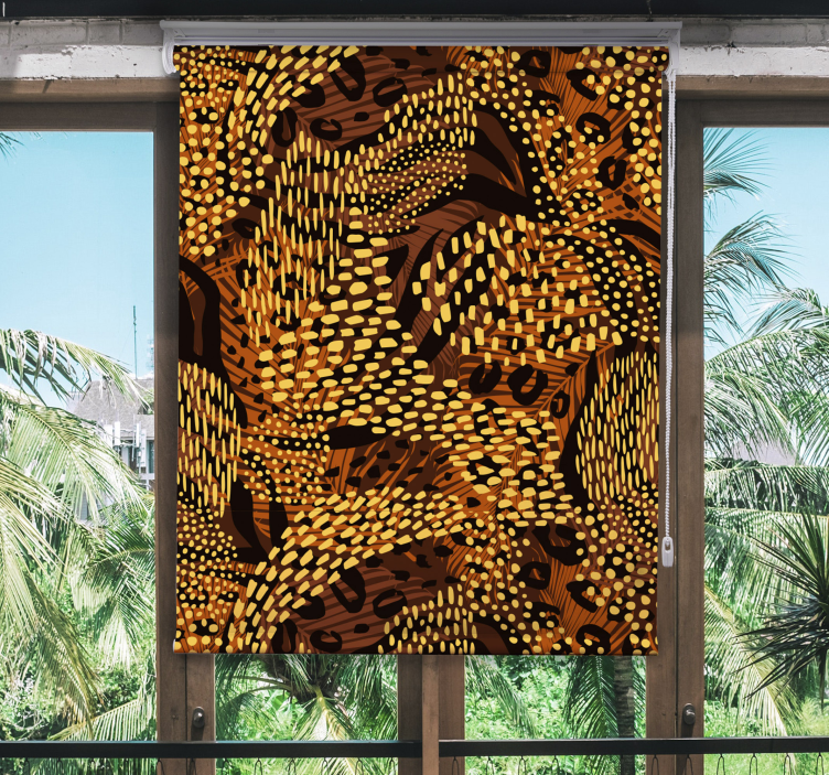 Leopard branches Various animal blind - TenStickers