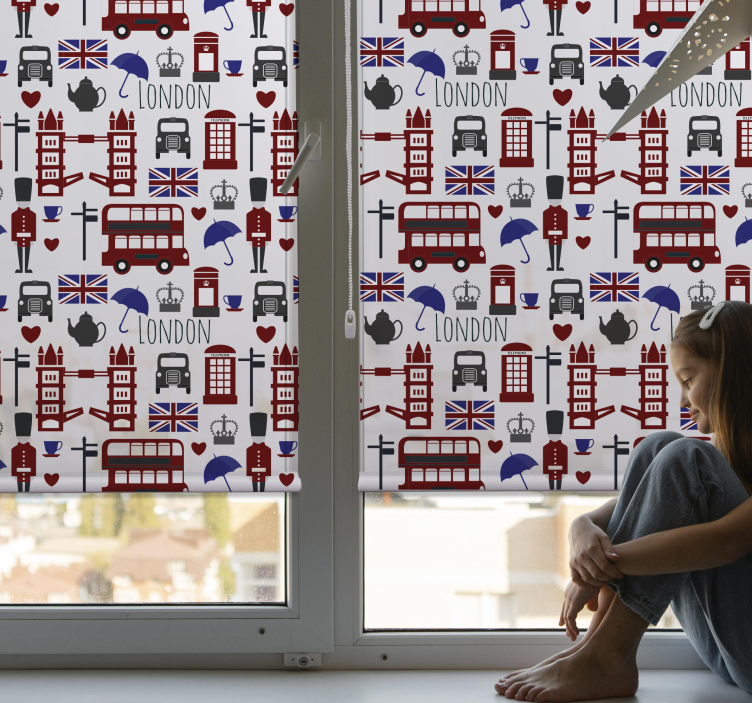 London Classic roller blind - TenStickers