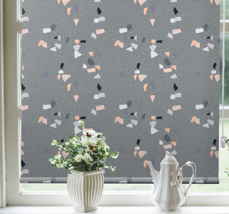 Marble terrazzo effect Texture pattern blind - TenStickers