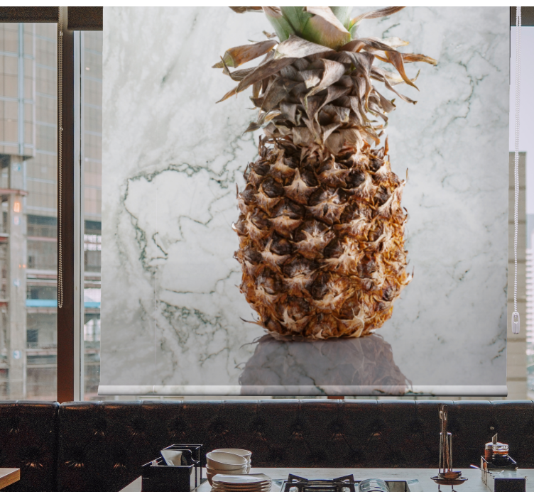 Pineapple Delight fruit and vegetable roller blind - TenStickers
