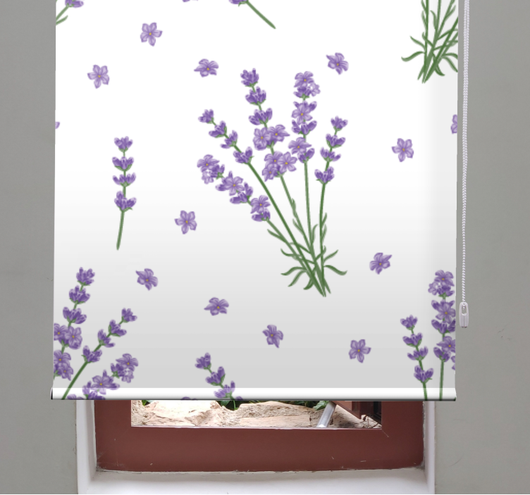 Provencal lavender plant Flower blind - TenStickers