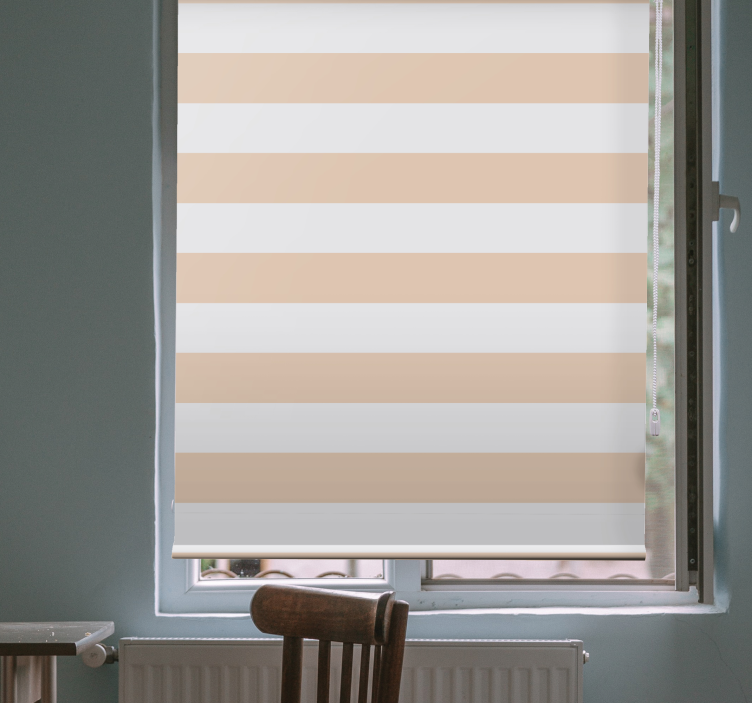 Sand color stripes Elegant blind - TenStickers