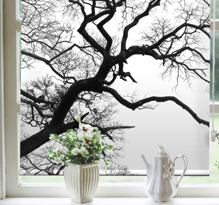 Single wood branch rupture Blind painting - TenStickers