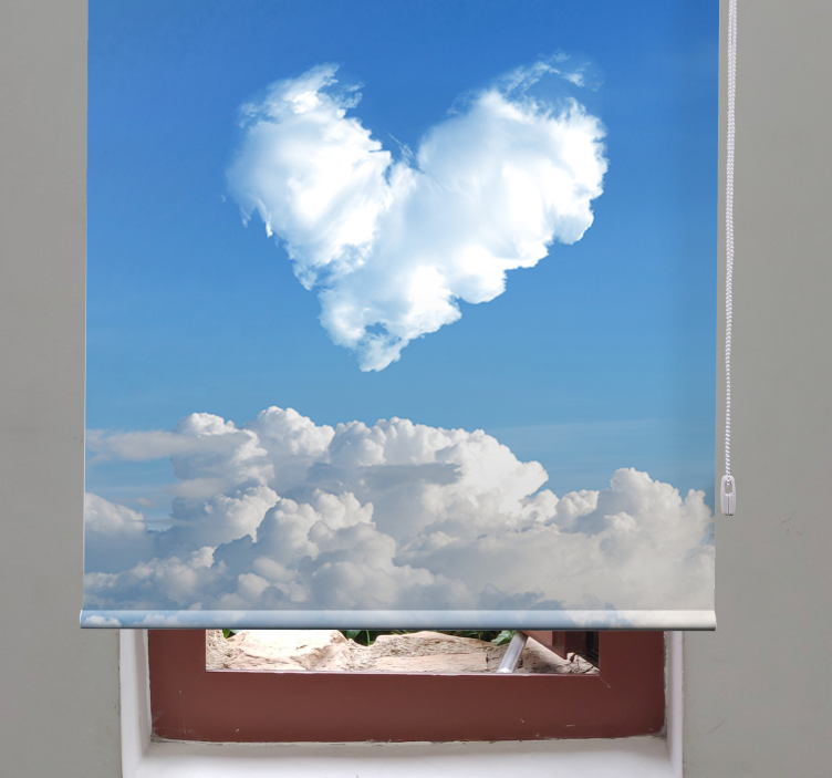 Sky Heart  Photography  Romantic blind - TenStickers