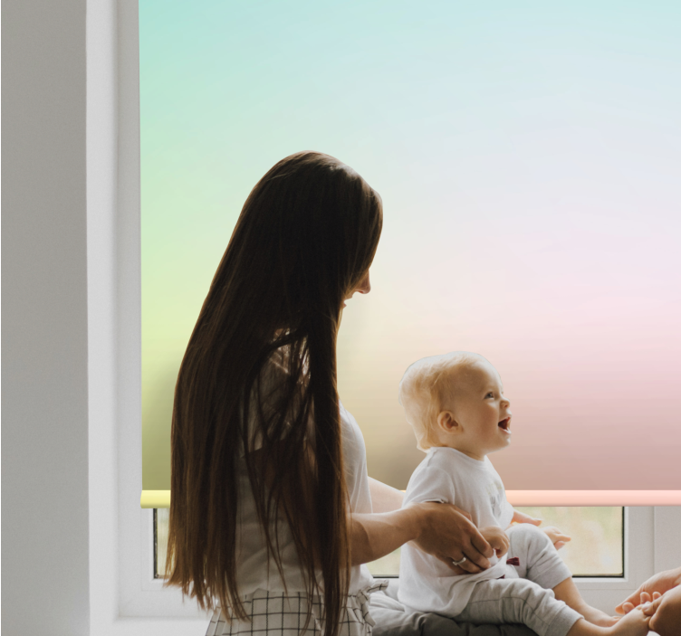 Soft Gradient Calm art roller blind - TenStickers