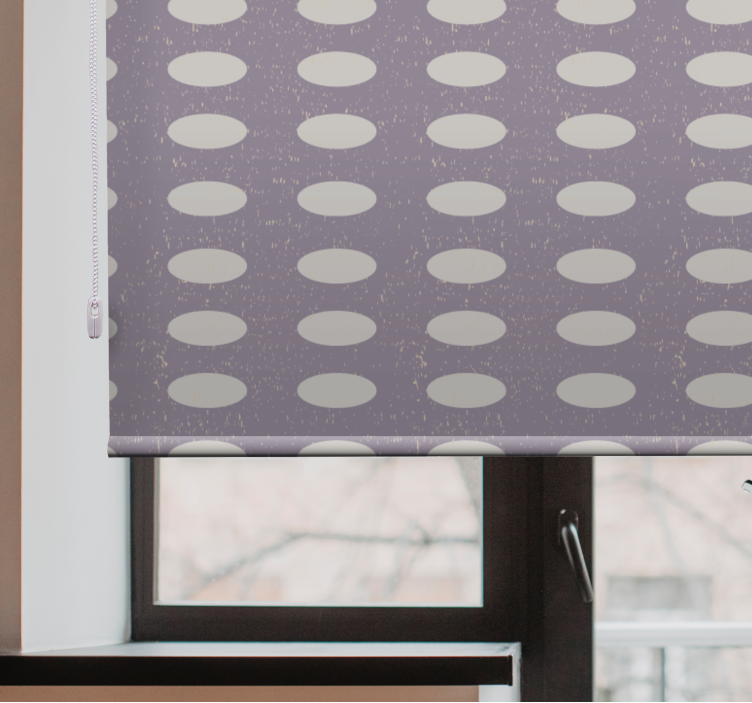 Soft Oval Patterns texture and pattern roller blind - TenStickers