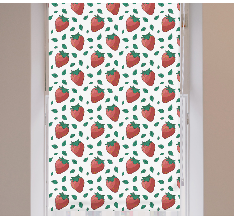 Strawberry and leaves Fruit and vegetable blind - TenStickers