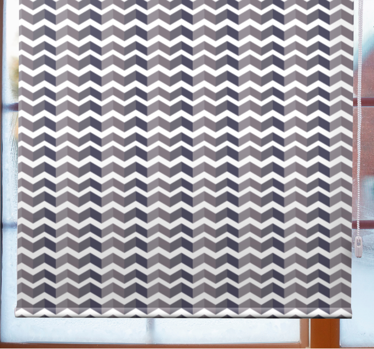 Texture and pattern roller blind chevron design - TenStickers