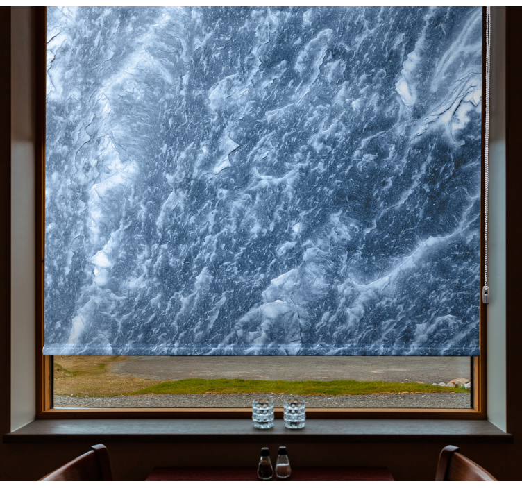 Texture and pattern roller blind marble-inspired design - TenStickers